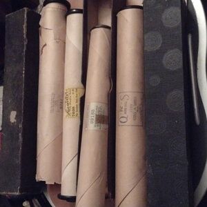 Antique Music Rolls in original boxes